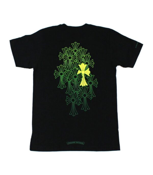 Chrome Hearts Green Gradient Cemetery T-Shirt - Black