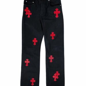 Chrome Hearts Levi's Red Cross Patch Jeans - Black