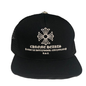 Chrome Hearts Printed Cross Trucker Hat - Black