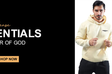 Essentials Clothing, Essentials Hoodie. Black Essentials Hoodie